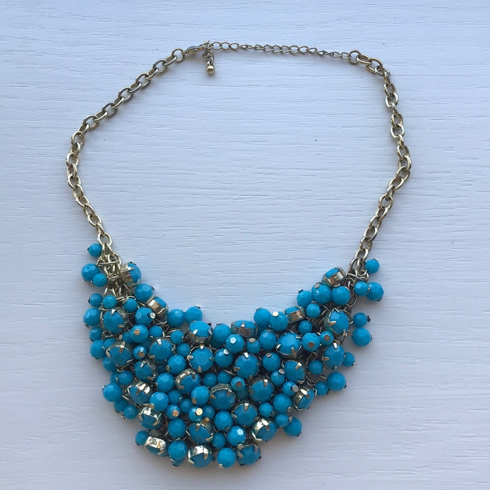 Turquoise beaded necklace